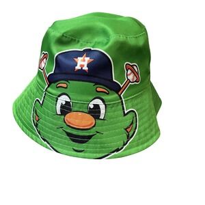 Houston Astros Hat Bucket Youth Green Blue MLB Baseball Reversible Orbit Mascot